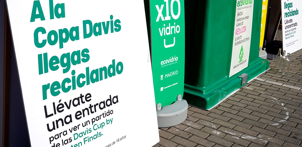 A la Copa Davis llegas reciclando