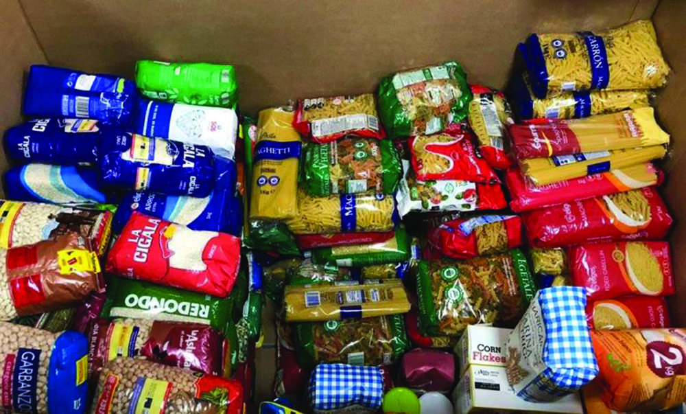 Los vecinos de Móstoles donan 8.000 kilos de alimentos al comedor social Simón de Rojas
