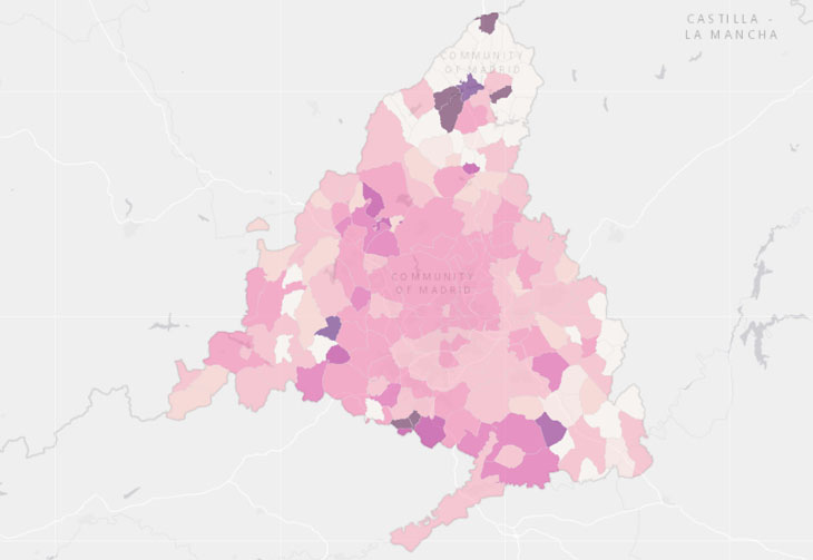 Descienden significativamente los contagios de Covid en la zona sur en la última semana