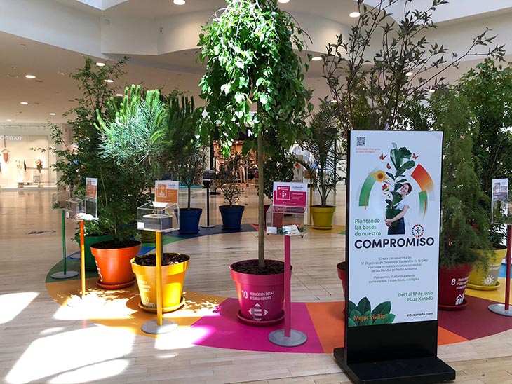 Intu Xanadú planta un árbol por cada uno de los 17 Objetivos de Desarrollo Sostenible de la ONU