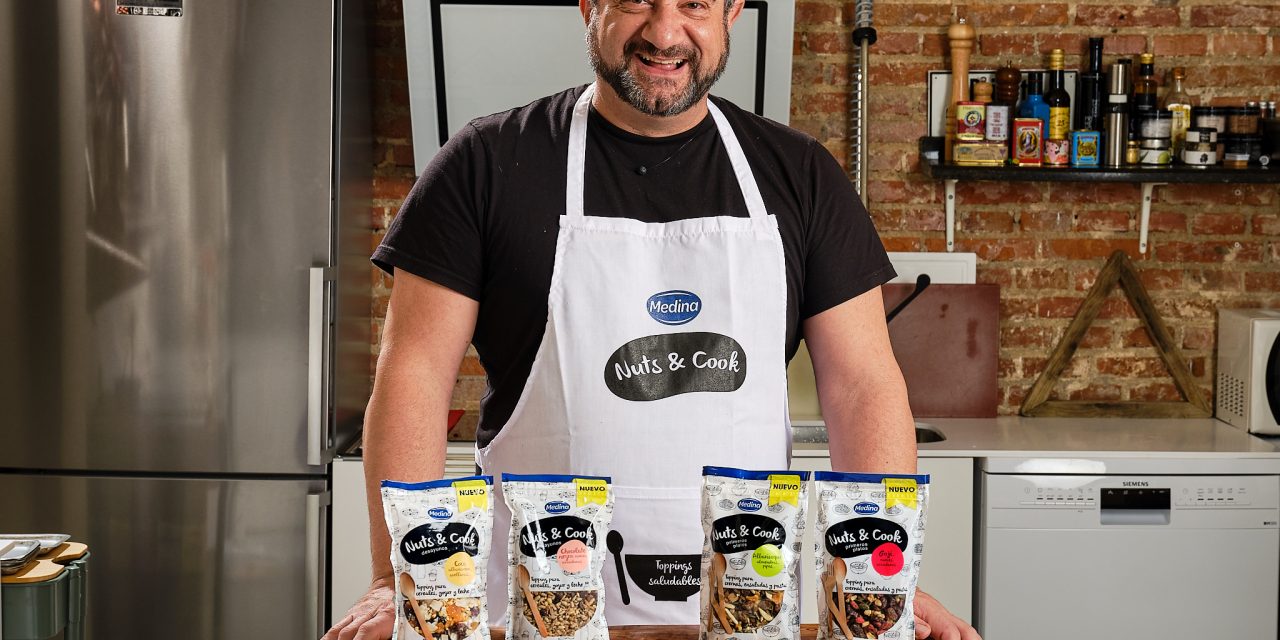 El chef Sergio Fernández, nuevo embajador de la gama “Nuts & Cook” de Aperitivos Medina