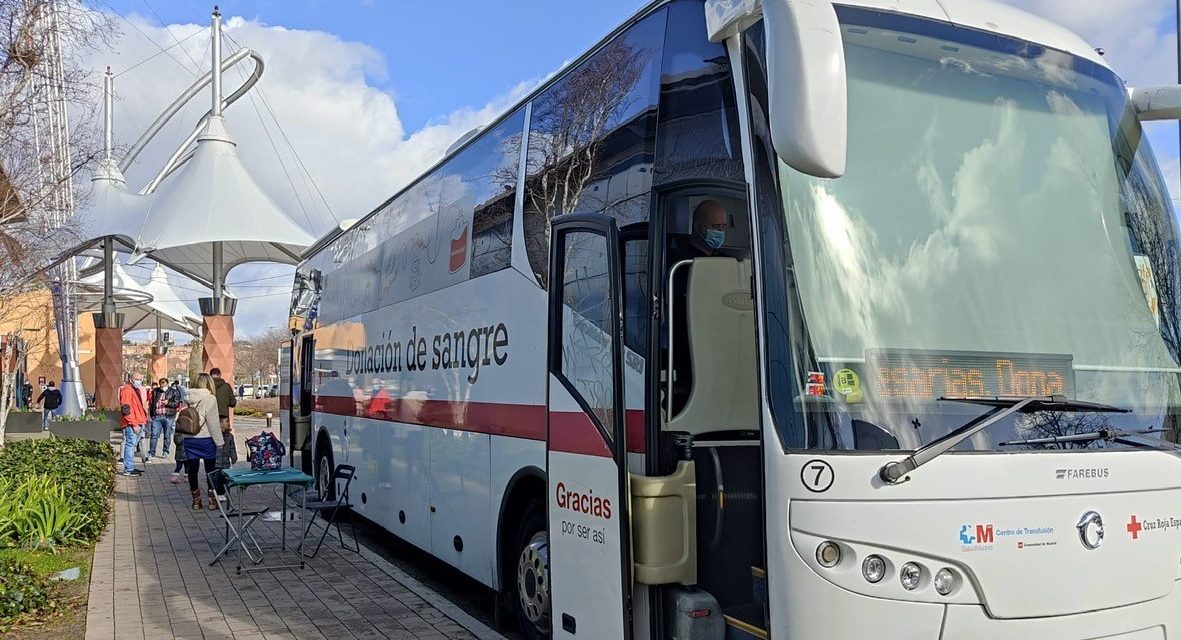 Donar sangre en intu Xanadú tiene premio