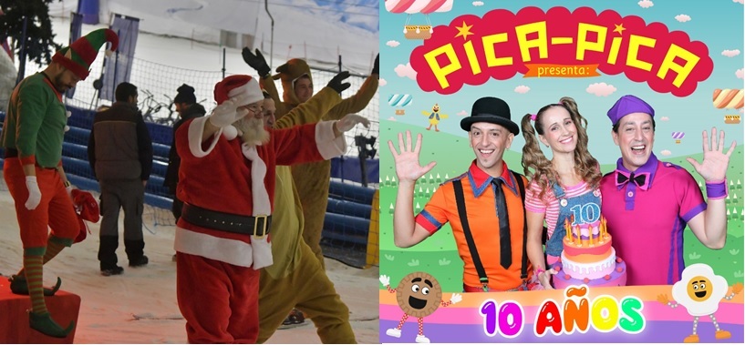 Pica-Pica y Papá Noel encienden la Navidad en intu Xanadú