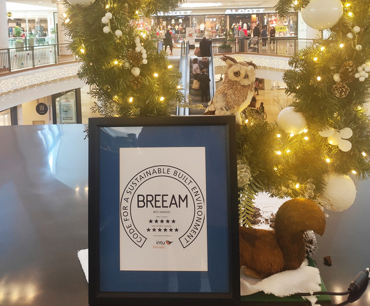 intu Xanadú obtiene la máxima puntuación BREEAM: “Excepcional” en gestión del edificio