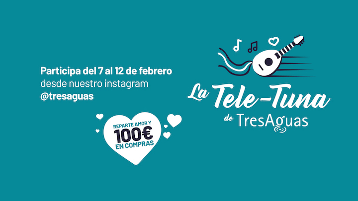 El centro comercial TresAguas pone en marcha “la Tele-Tuna”, una original y divertida campaña en la que los participantes podrán mandar la caravana del amor a sus enamorad@s en San Valentín