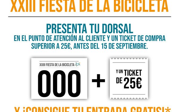 Vuelve La Fiesta de la Bicicleta al Centro Comercial TresAguas