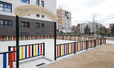 Nuevas zonas verdes, un parque infantil y un circuito biosaludable en el espacio público entre las calles Río Sella y Río Duero