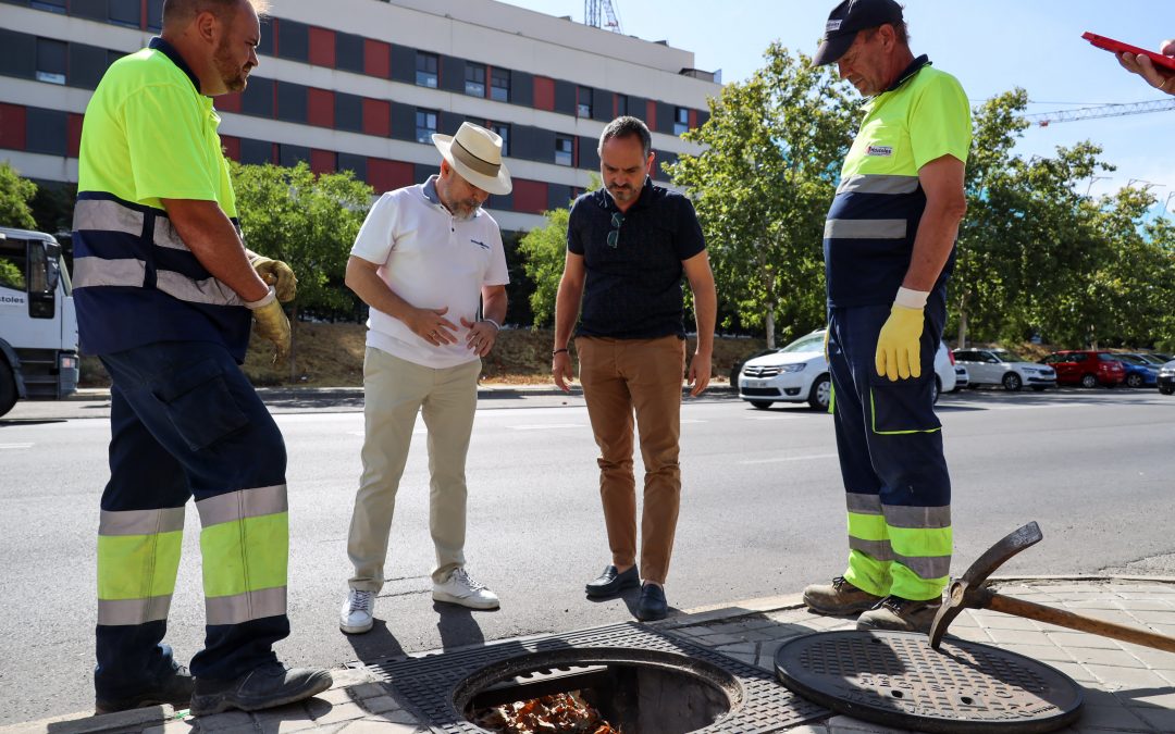Móstoles refuerza los trabajos de mantenimiento ante la previsión de lluvias torrenciales y pide a la población evitar desplazamientos innecesarios