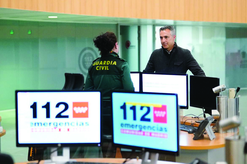 Emergencias 112 atendió 240.000 llamadas<br>más durante el pasado año 2023