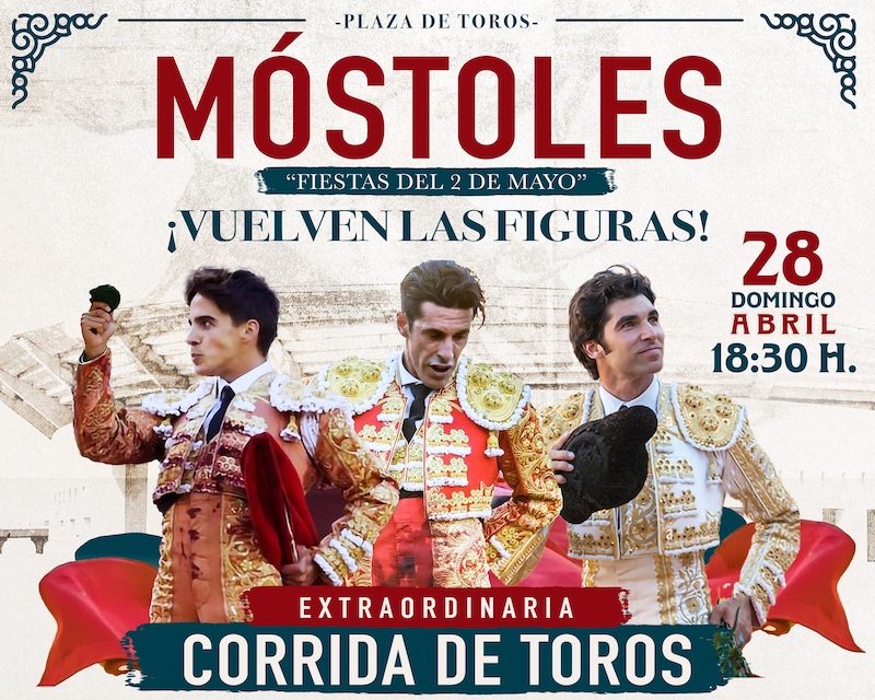 Talavante, Cayetano y Caballero protagonizan el cartel taurino de las Fiestas del 2 de Mayo