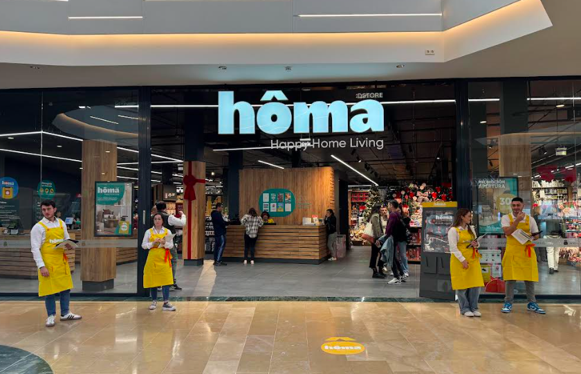 El Centro Comercial TresAguas mejora su oferta de hogar y decoración con la incorporación de hôma