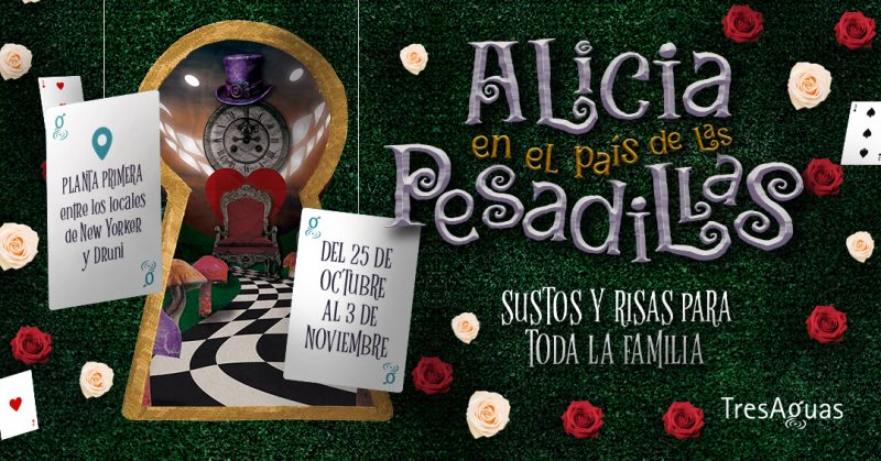 ¡Ayuda a Alicia a despertar de su pesadilla! en el Centro Comercial TresAguas