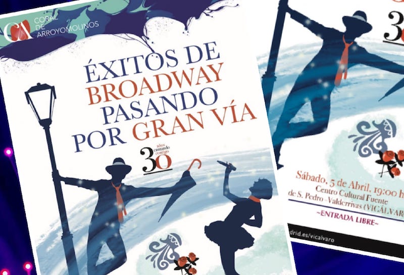 La Coral de Arroyomolinos presenta su espectáculo «Éxitos de Broadway pasando por Gran Vía»