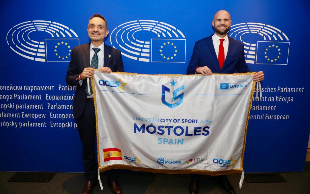 Móstoles es reconocida como Ciudad Europea del Deporte 2026 en una gala celebrada en Bruselas