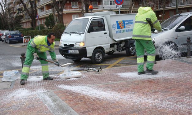 Activado el Plan invernal contra las heladas y nevadas con 50 toneladas de sal