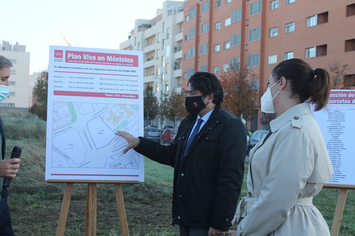 La Comunidad de Madrid construirá en Móstoles 381 viviendas para jóvenes en el marco del Plan Vive