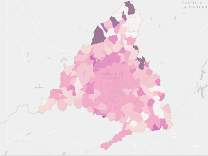Móstoles registra 134 contagios por covid menos que la semana pasada