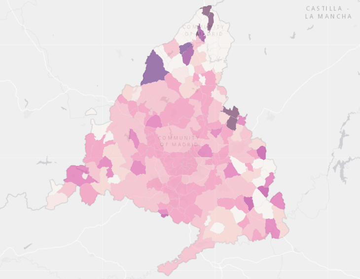 Móstoles registra 469 contagios más y una tasa de 223,01 casos por cada 100.000 habitantes