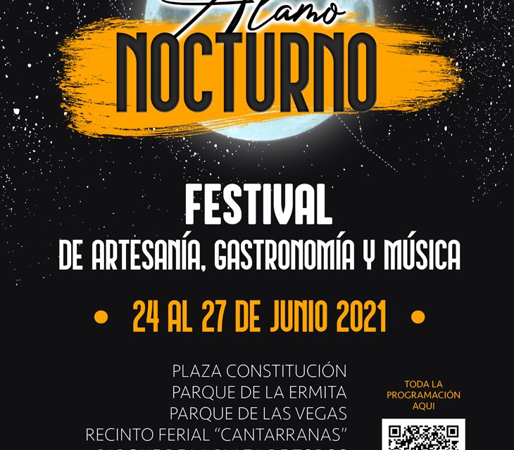 Primera Edición de El Álamo Nocturno, festival de gastronomía, artesanía y música