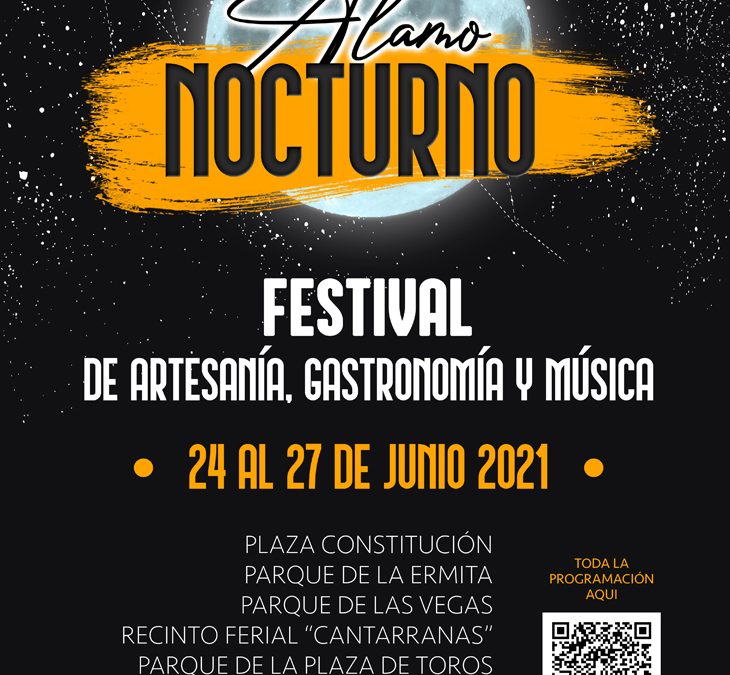 Primera Edición de El Álamo Nocturno, festival de gastronomía, artesanía y música