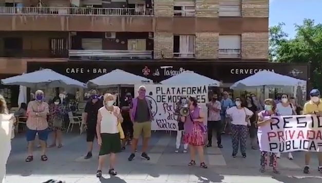 Pensionistas de Móstoles también rechazan la cesión de terreno público a empresas privadas para la construcción de centros de mayores