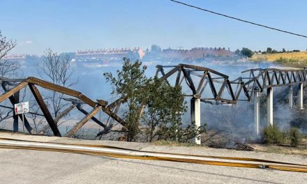 El PP pide al Gobierno local que agilice la restauración urgente de la pasarela entre Guadarrama y Parque Coimbra que desapareció pasto de las llamas
