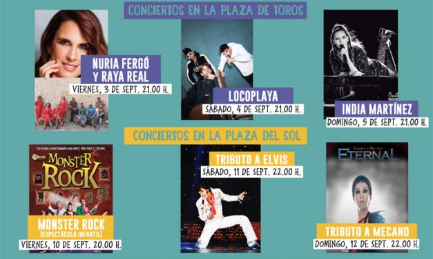 India Martínez y Nuria Fergó, protagonistas musicales de las Fiestas de Móstoles
