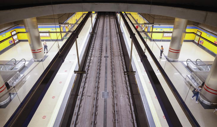 La reapertura de MetroSur trae consigo el aumento de la velocidad de los trenes y la reducción de los tiempos de trayecto