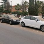 Una imponente tormenta de polvo sahariano tiñe de naranja las calles del sur de Madrid