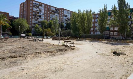 Móstoles recupera el espacio público situado entre las calles Río Sella y Río Duero donde se plantará arbolado y se instalarán zonas infantiles y biosaludables