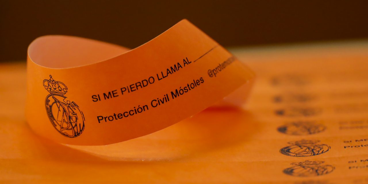 Protección Civil de Móstoles repartirá pulseras identificativas para los niños y niñas durante las fiestas