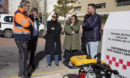 El Gobierno local sustituye los contenedores soterrados por otros en superficie