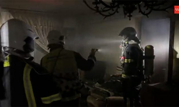 Fallecen dos personas de avanza edad en un incendio registrado en Móstoles