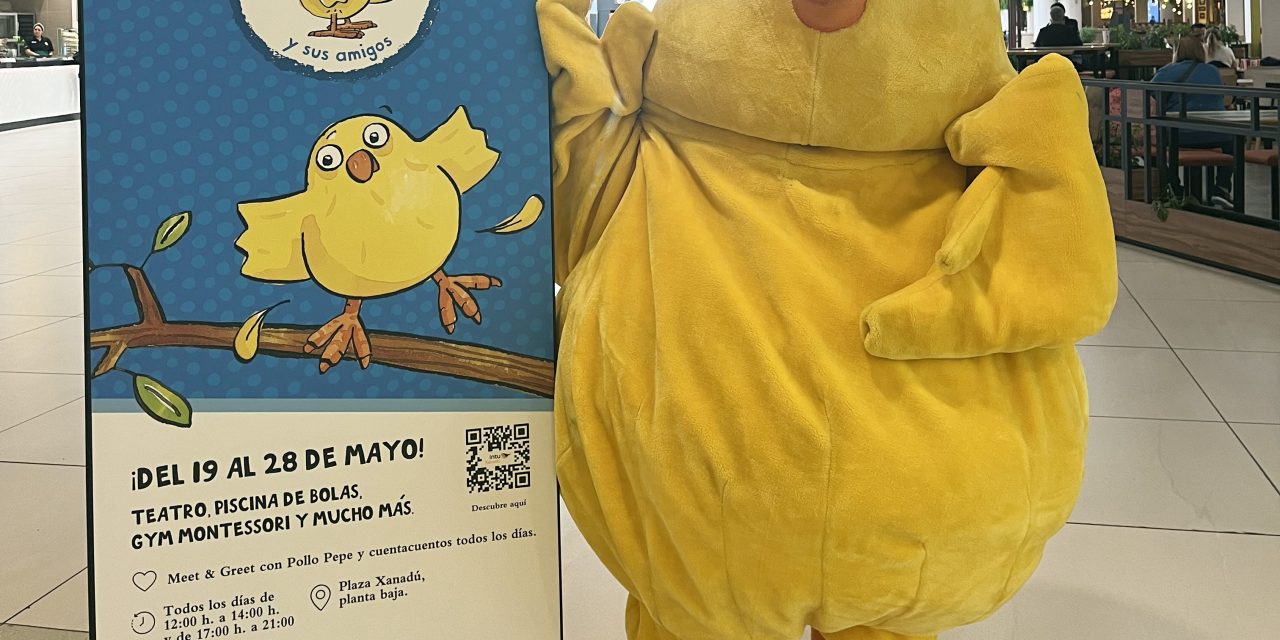 El Pollo Pepe y sus amigos visitan intu Xanadú para conocer a los más pequeños