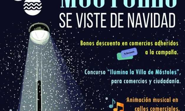 La campaña “Móstoles se viste de Navidad” fomenta el comercio local y de proximidad