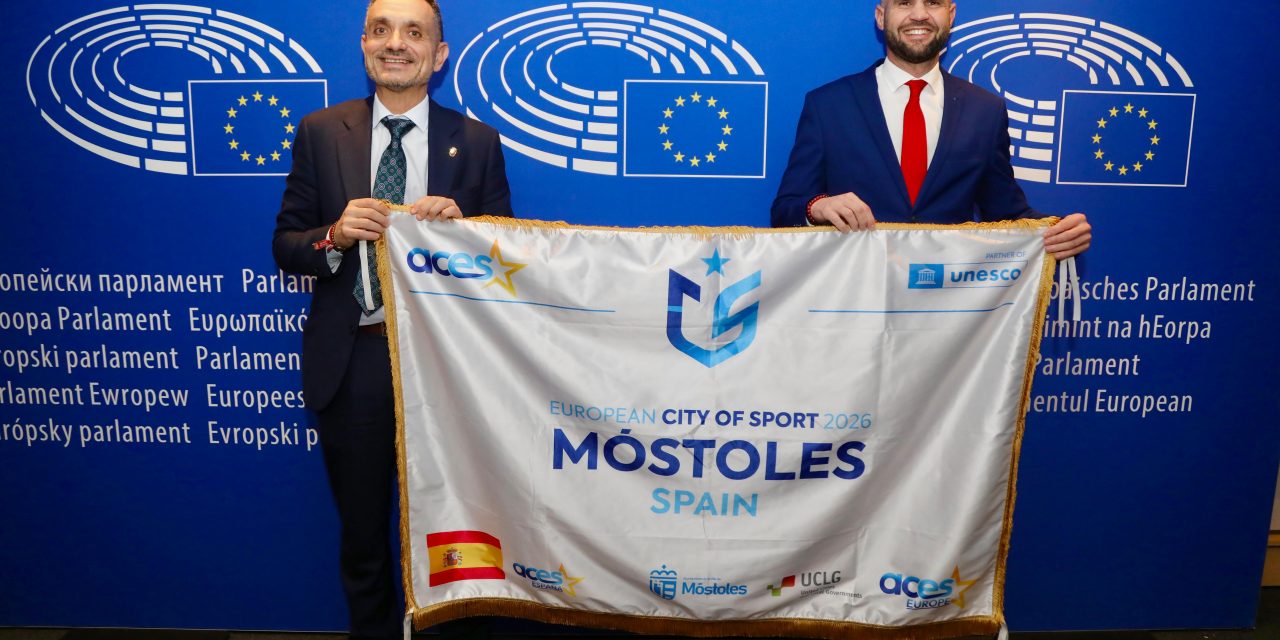Móstoles es reconocida como Ciudad Europea del Deporte 2026 en una gala celebrada en Bruselas