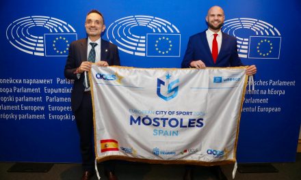 Móstoles es reconocida como Ciudad Europea del Deporte 2026 en una gala celebrada en Bruselas