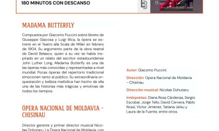 La ópera “Madama Butterfly” y el flamenco de Maui destacan en la agenda cultural de Móstoles